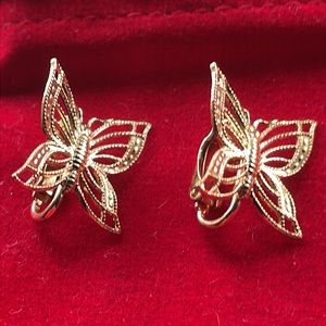 Gold Earring Pair